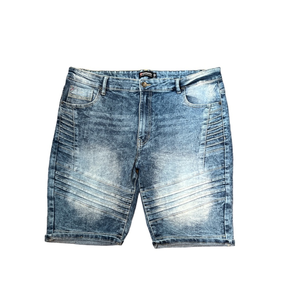 Southpole South Pole Men’s Active Flex Jean Shorts Light Sand Jorts Size 42 Slim